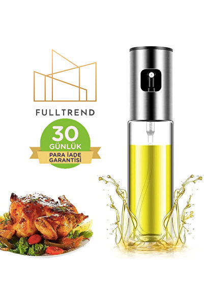 FULLTREND Sprey Yağdanlık Cam Şişe Zeytinyağı, Sirke, Yağ Püskürtücü Airfryer...