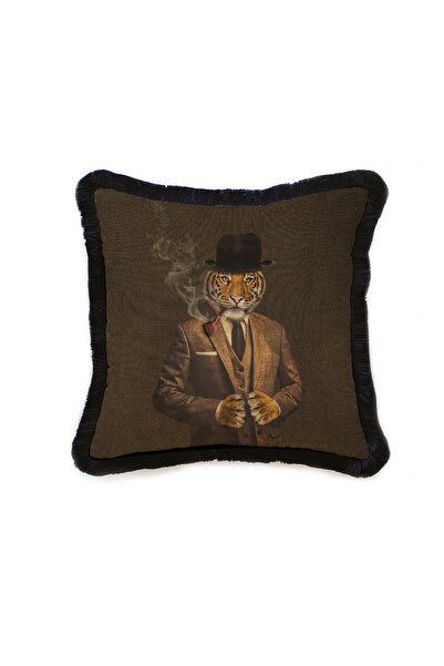 Adawall وسادة/مخدة مخملية من مستر تايجر (شهادة دولية للغسيل وعدم التلاشي للأل...