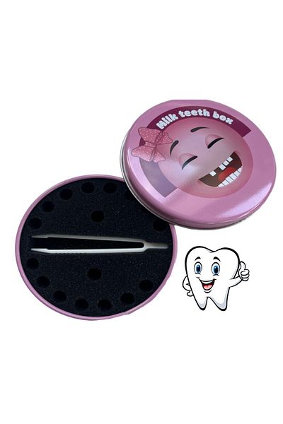 Hdg GIFT MEMORY BABY FEMALE STORAGE BOX FIRST TOOTH BOX FOR BABY MILK TEETHERS
