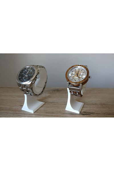 3DLAYERCRAFT Adjustable 2 Pieces Wristwatch Stand Organizer Watch Organizer