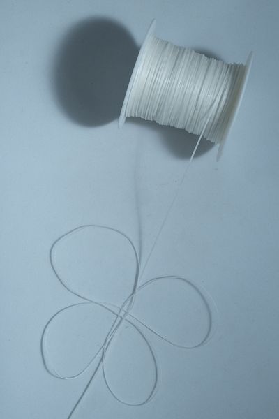 Eskişehir hobi sanat Περλέ Λευκό 0,6 mm 100 μέτρα κερωμένο σχοινί θηλιά Δερμάτινο κολιέ με κλωστή ραπτικής Σχέδιο κοσμήματος Σχοινάκι βραχιολιών