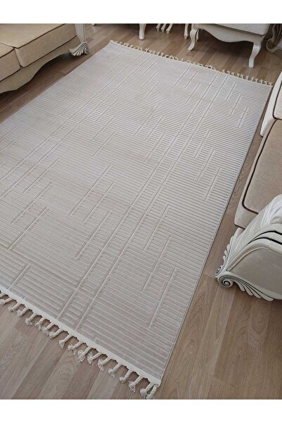 NOVA HALI İskandinav Halı Yumuşak Antialerjik Bukle Halı Bambu Tarz - Salon Halısı