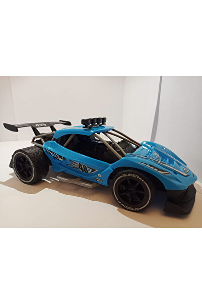 TilaToys Uzaktan Kumandalı MAVİ Şarjlı 22cm HIZ isteyenlere yarış arabası