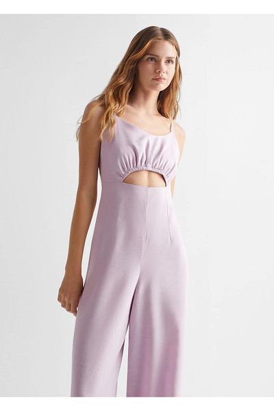 Mango Teen Purple Overalls for Kids