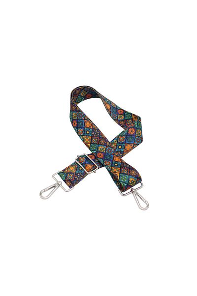 Anatolia 4 cm ethnic patterned adjustable bag strap