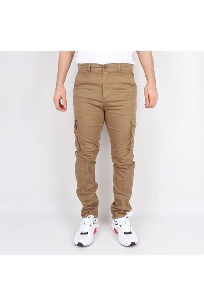 Tasarım Dünyam Straight Leg Gabardine Cargo Pants