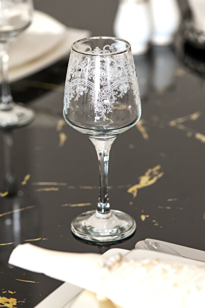 P H Panayır Home Lazer Gümüş Platin Yaldızlı Cam Lüks Kadeh Su Meşrubat Kokteyl  Bardak Takımı 6 Kişilik Çeyizlık