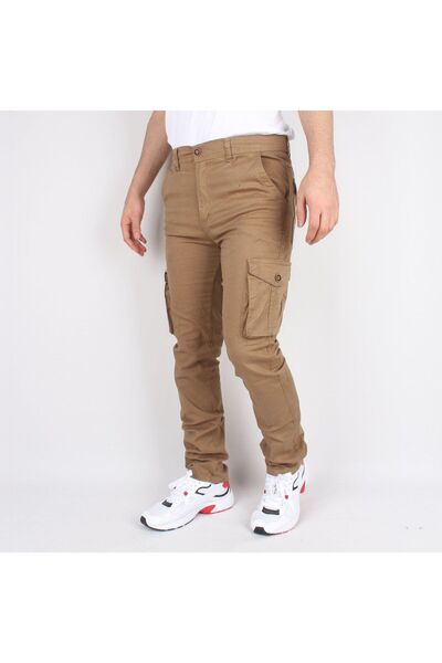 Tasarım Dünyam Straight Leg Gabardine Cargo Pants