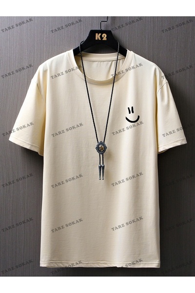 Tarzsokak Tricou cu imprimeu facial cu desene animate pentru bărbați CODE Tre...