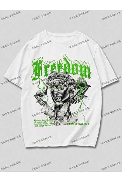 Tarzsokak ΚΩΔΙΚΟΣ Trend Street Life Ανδρικό γραφικό μπλουζάκι από βαμβακερή φ...