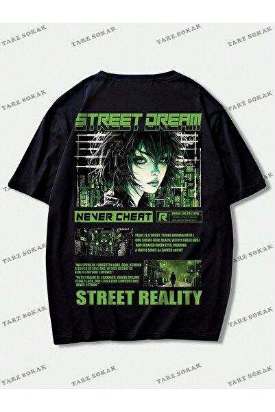 Tarzsokak Ανδρική φιγούρα και γραφικό μπλουζάκι με σύνθημα KOD Trend Anime