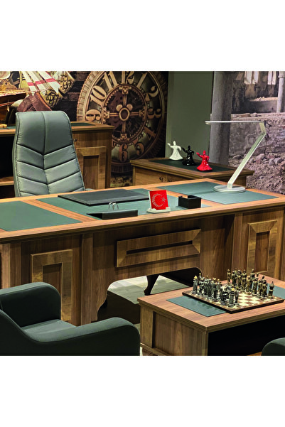 Sadrazam Moon Star, Word-i Tevhid And Basmala Printed Natural Stone Desktop 10x10 Kh-51