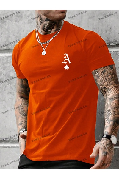 Tarzsokak Ανδρική μπλούζα με τυπωμένη κάρτα παιχνιδιού CODE Trend