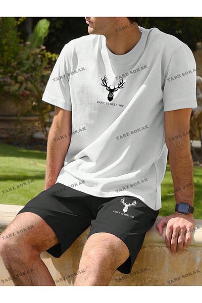Tarzsokak BOTTOM/TOP T-SHIRT AND SHORTS SET CODE ALT166