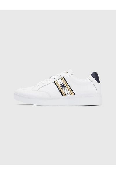Tommy Hilfiger Pantofi de damă Tommy Hilfiger White Trainers