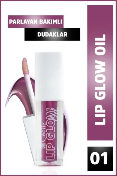 Cecile Glam Shine-Lip Oil Parlak Dudaklar Bakım ve Makyaj Seti 01-03