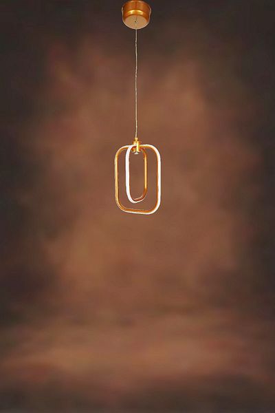 VENON 3-color IridescentGoldLed Chandelier - Lighting andRehdaSingle