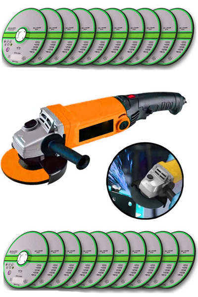 MOONSHOP 3500w 6 Kademe Devir Ayarlı Spiral Taşlama Makinesi Avuç Içi Taşlama...