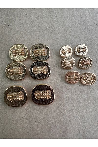 ODDA TASARIM ATÖLYESİ italian model design thread model gold blazer button set