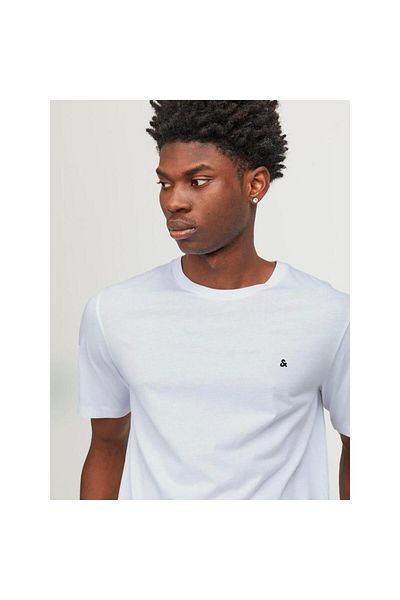 Jack & Jones Jack&Jones Essentials Ανδρικό T-Shirt 12245087 Λευκό