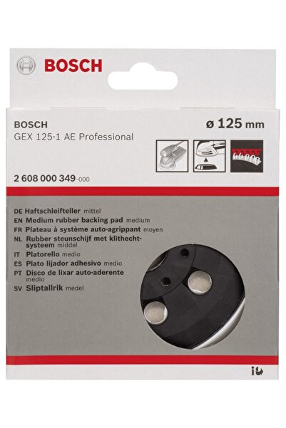 Bosch 125 Mm Zımpara Tabanı Orta Sertlikte (GEX) - 2608000349