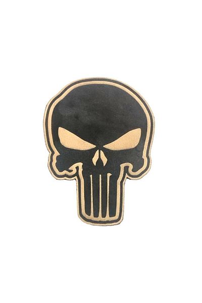 Seyhan Askeri Malzeme Skull No:1 - Pălărie din piele - Crestă - Patch militar