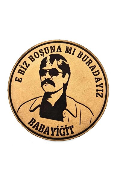 Seyhan Askeri Malzeme E Bi?z Boşunami Buradayiz Babayi?ği?t Deri Peç - Arma -...