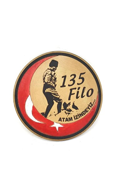 Seyhan Askeri Malzeme Ataturk Kocatepe 135 Filo din piele - Arma - Patch militar