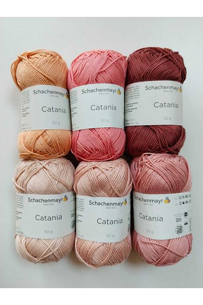 Schachenmayr SMC Catania Amigurumi Toy Bag Blouse Sweater Hand Knitting Lanyard and Crochet Lanyard Sets