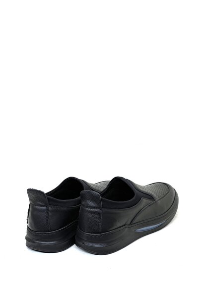 grado Men's Black Leather Casual Shoes - 4004