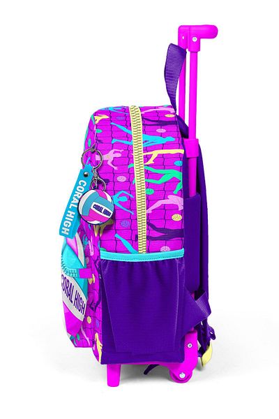 Coral High Rucsac cu model roz mov pentru volei Little Nest Squeegee - două compartimente 24061