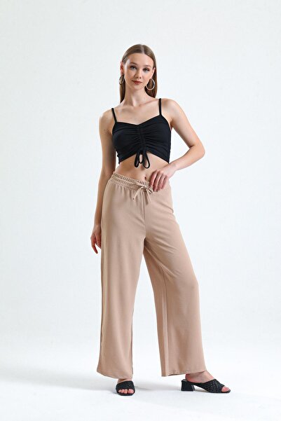 Miss Murem Lace-up Ayrobin Trousers-bi?kuvi?