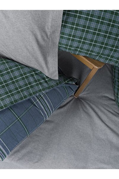 Cotton Box Natureforce Tek Kişilik Nevresim Takımı Isola Mavi