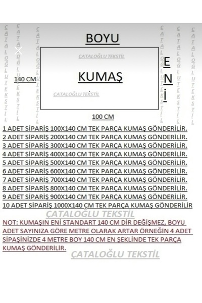 çataloğlu tekstil CTL020381 Μοντέλο Λευκό Ύφασμα
