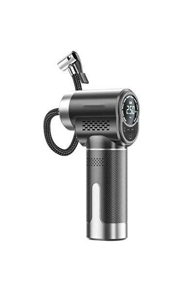 Eragon ERG-512 Şarjlı Dijital Basınç Göstergeli Oto Lastik Şişirme Pompası Ha...