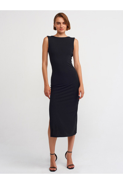 Dilvin Μακρύ φόρεμα με λεπτομέρεια στην πλάτη