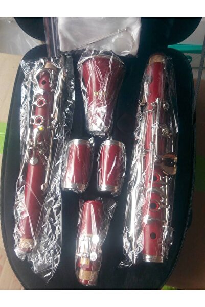 Sonor XCL304WR 4 YÜZÜK SON MODEL BORDO RENK OXFORD CASE SOL KLARNET SETİ