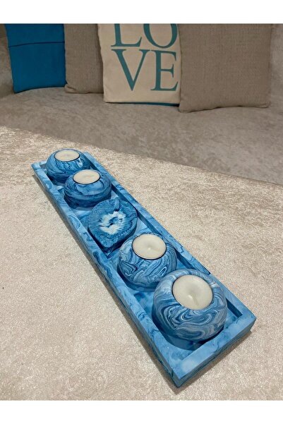 MorVilla Ev Dekorasyon,dekoratif Mumluk,hediyelik Eşya,tealight Mumluk(MUMLAR...