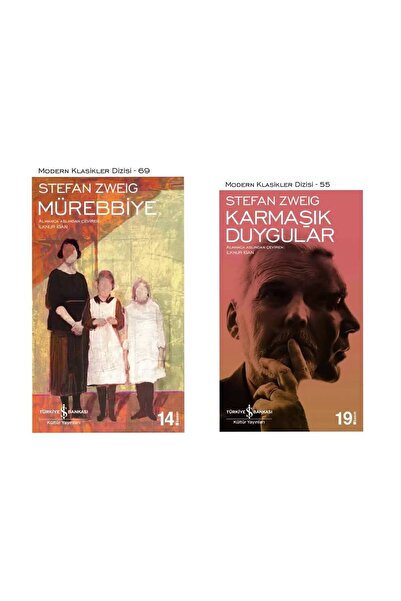 TÜRKİYE İŞ BANKASI KÜLTÜR YAYINLARI Stefan Zweig - Mürebbiye - Karmaşık Duygular