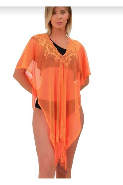 mikam FLOWER PATTERNED BEACH DRESS PAREO