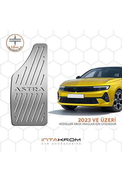 İntachrom Opel Astra Krom Ayak Dinlendirme Pedalı - 2023 ve Üzeri
