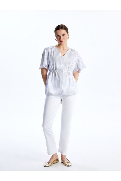 LC Waikiki LCWAIKIKI - Classic Women's Jeans, Elastic Waist and Straight Fit