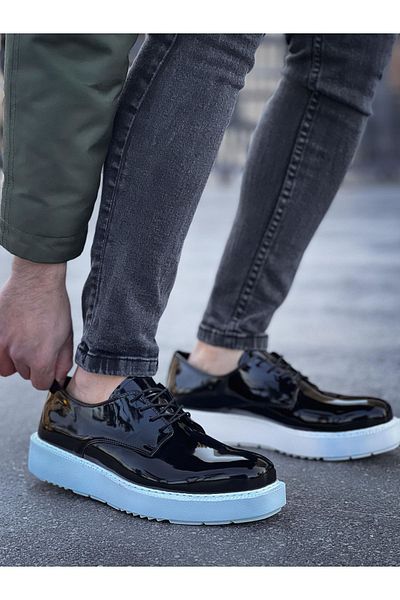 Ramer Ανδρικά παπούτσια RBT Classic Lace - BLACK CH001