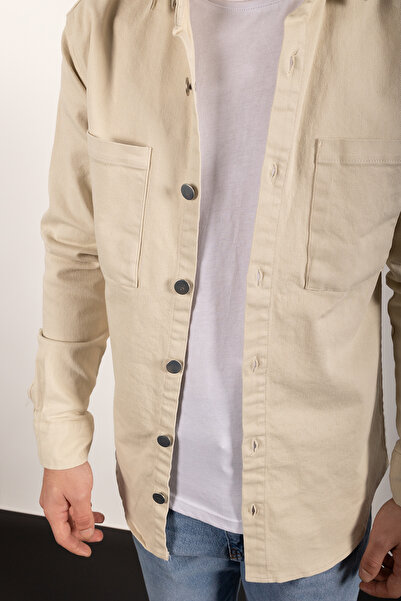 WAMOSSALAPLI ΠΟΥΚΑΜΙΣΟ ΤΖΙΝ GABARDINE