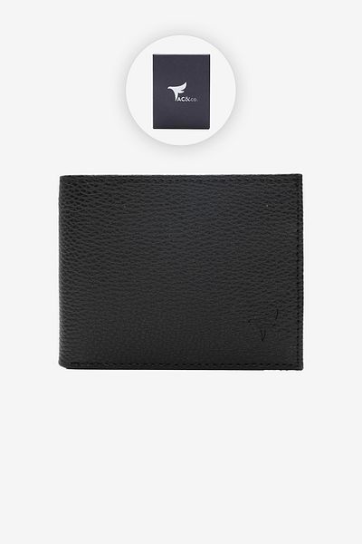 AC&Co / Altınyıldız Classics Men's Black Gift Boxed Wallet with Card Compartment