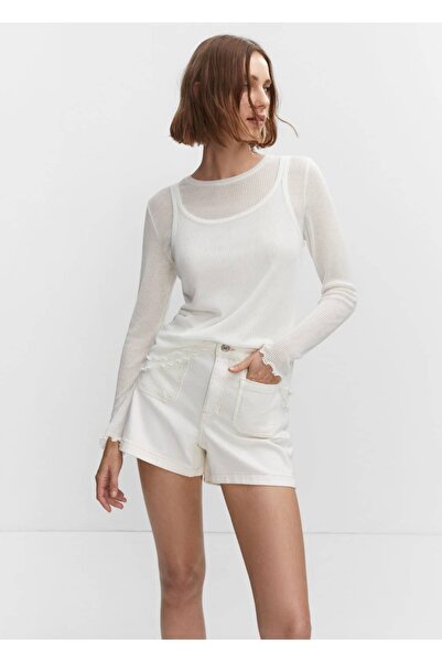 MANGO Woman Cepli Kot Şort
