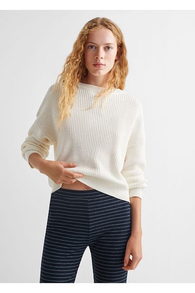 Mango Teen Jambiere albastru închis pentru copii
