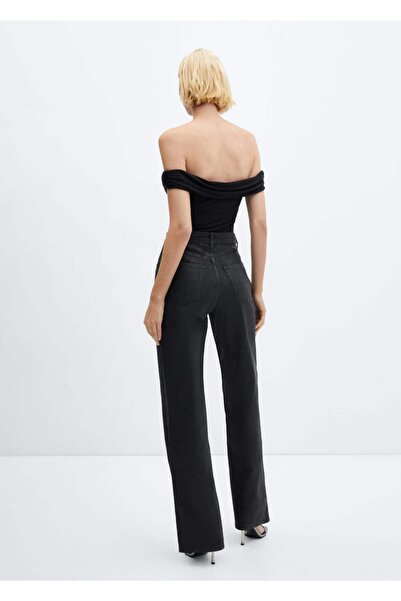 MANGO Woman Strass detaylı darep badi