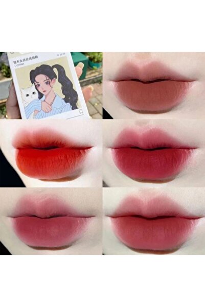 Far&Here Anime Kızlı 5li Mat Ruj Seti