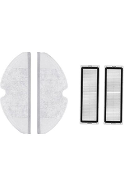 srfn ticaret Xiaomi Vacuum Mop 2 - Set compatibil 2 bucăți cârpă pentru mop d...